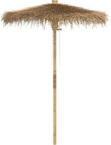 vidaXL bambusz tiki esernyő banánlevél ernyővel 150 cm