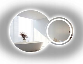 Asteria LED-es tükör szett homokfúvással (2db) FI90 FI110