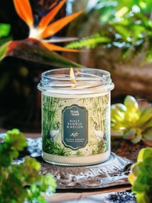 Szója illatgyertya Fehér Bambusz Dinnye Wosk i Knot