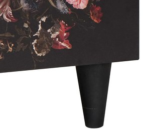 vidaXL Dohányzóasztal Sokszínű 100 x 54 x 40 cm Tömör Mangófát