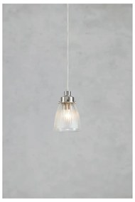 Ezüstszínű függőlámpa üveg búrával ø 11 cm Bellis – Markslöjd