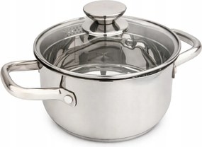 Smukee Acél fazék 3,6L-es lecsepegtető fedéllel