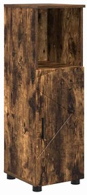 Fürdőszoba bútor szett 4 pcs Füstölt tölgy 30 x 35 x 192 cm