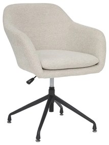 Állítható szövet irodai szék, ülőpárnával, világos szürke - TOURTOUR