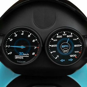 Baby Mix Gyerek elektromos motor Police kék, 100 x50 x 61 cm