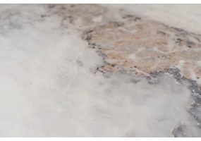 PRIZMA dohányzóasztal 35x90 cm, márványhatású dekor