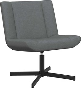 vidaXL Forgószék Sötétszürke 63 x 75 x 76 cm szövet