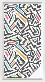 Ablaküveg fólia Adatvédelem Absztrakt geometria 50x100 cm