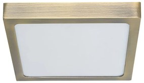 PREZENT 49063 LENYS Négyzetes Mennyezeti Lámpa Antik Bronz, Fehér LED IP20