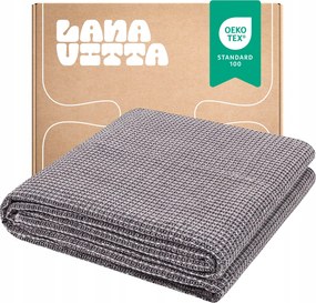 Pamut takaró "Verbena" ágytakaró Pléd barna 170×210 cm