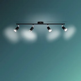 Philips - Spotlámpa LIMBALI 4xGU10/50W/230V fekete