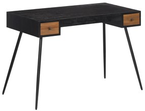 tömör újrahasznosított tíkfa íróasztal 117 x 56,5 x 75 cm