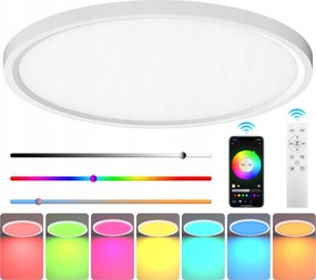 Rgb Mennyezeti Lámpa Wifi Led 30W Távirányítóval App Smart