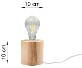 Elia fa asztali lámpa - Nice Lamps