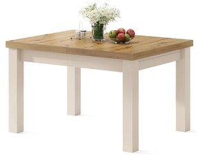 Mazzoni ROYAL Artisan Tölgy/Bézs (Pezsgő) - 270 cm-es NYITHATÓ ASZTAL!