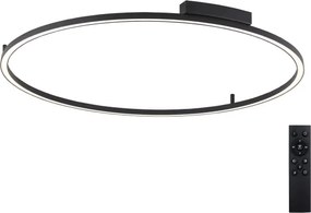 Brilagi - LED dimmelhető világítótest PORTOFINO LED/85W/230V átm. 120 cm fekete + távirányító