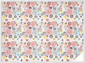 Furnér Ablakfólia Szélvédőre Adatvédelem Színes virág 200x146