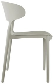 Szürke műanyag étkezőszék Fain – Leitmotiv