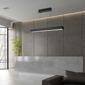 LED Csillár zsinóron LED/40W/230V 3000/4000/6400K fekete