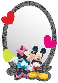 Mickey & Minnie öntapadós gyerektükör,  15 x 21,5 cm