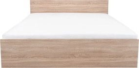 Miami franciaágy ágyneműtartó nélkül 180x200 cm sonoma tölgy-sonoma tölgy