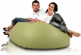 Babzsák labda Maxi ökobőr TiaHome - oliva zöld