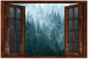 Poszterek 60x40 Erdő a ködben Utazás