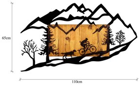 Fa fali dekoráció, Bicycle Riding in Nature 1