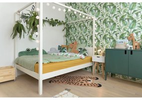 Fehér gyerekágy 140x200 cm PINO CANOPY – Vipack