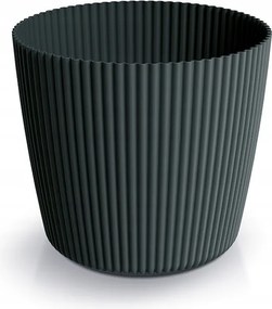 Virágcserép Milla Rond szén 39 cm