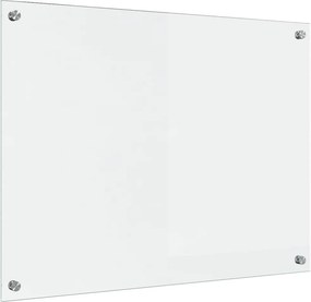 vidaXL Konyhai splashback Átlátszó 80 x 60 cm edzett üveg
