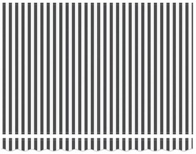 Behúzható napellenző Antracit és Fehér 300x250 cm szövet