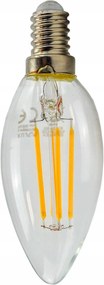Led izzó 4W 400lm Edison e14 gyertya Loft pók