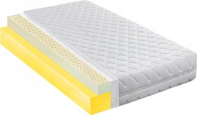 120x190 cm-es habszivacs matrac, hipoallergén latex, H2 H3 21 cm-es légáteresztő