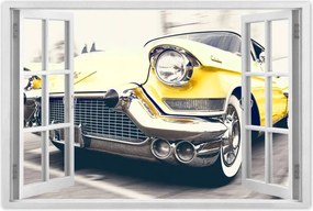 Poszterek 120x80 Sárga Cadillac