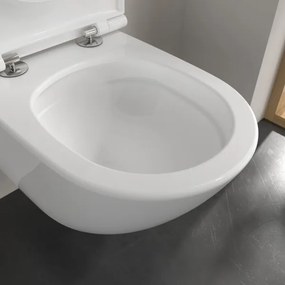 Villeroy & Boch 4670T901 - Függesztett WC SoftClose ülőkével SUBWAY kerámia/fehér