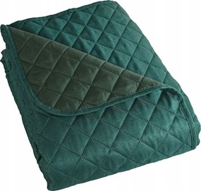 Dekoratív ágytakaró Fenyő 220x240 cm Palackzöld