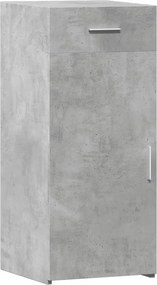 vidaXL betonszürke szerelt fa tálalószekrény 40 x 42,5 x 93 cm