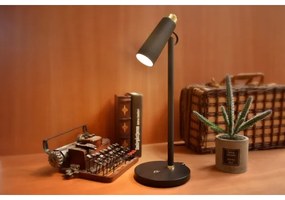 Immax 08991L- LED Dimmelhető asztali lámpa Qi töltővel TIT LED/12W/230V fekete