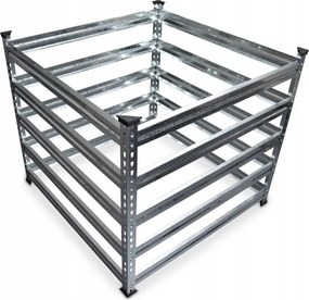 Kerti acél komposztáló 120x120cm biohulladékhoz 1340L