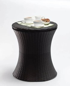 Kerek kerti asztal jégtartóval 49.5x49.5 cm Cool – Keter