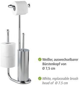Universalo WC-papír és kefe tartó szett - Wenko