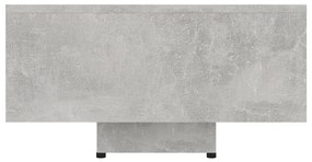 Betonszürke szerelt fa dohányzóasztal 85 x 55 x 31 cm