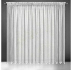 Loara mintás dekor függöny Fehér/ezüst 300x270 cm