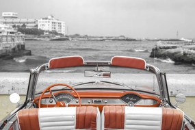 Poszter 91,5x61cm Veterán autó Havannában 2, Assaf Frank