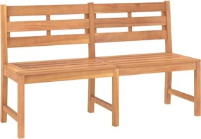 vidaXL tömör tíkfa kerti pad 150 cm