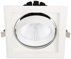 Avide LED mélysugárzó Négyzetes 1x30W IP20 2800lm 15° WW 3000K