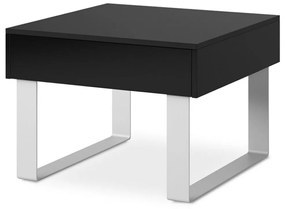 Konsimo Sp. z o.o. Sp. k. Kávésasztal PAVO 45x63,5 cm fényes fekete KO0048
