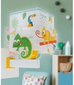 Dalber 63319 - Gyerek fali lámpa HAPPY JUNGLE 1xE27/15W/230V