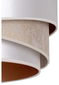 Duolla - Csillár zsinóron KOBO 1xE27/15W/230V átm. 45 cm ezüst/arany